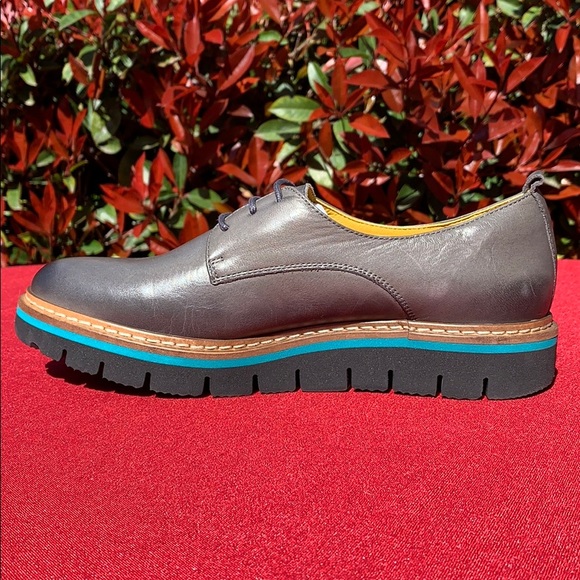 Jafa 397 Graphite Oxfords Flats NWOB Size 38 - Picture 2 of 10
